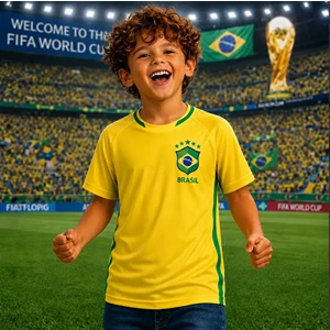 Camisa Brasil Infantil Copa 2026
